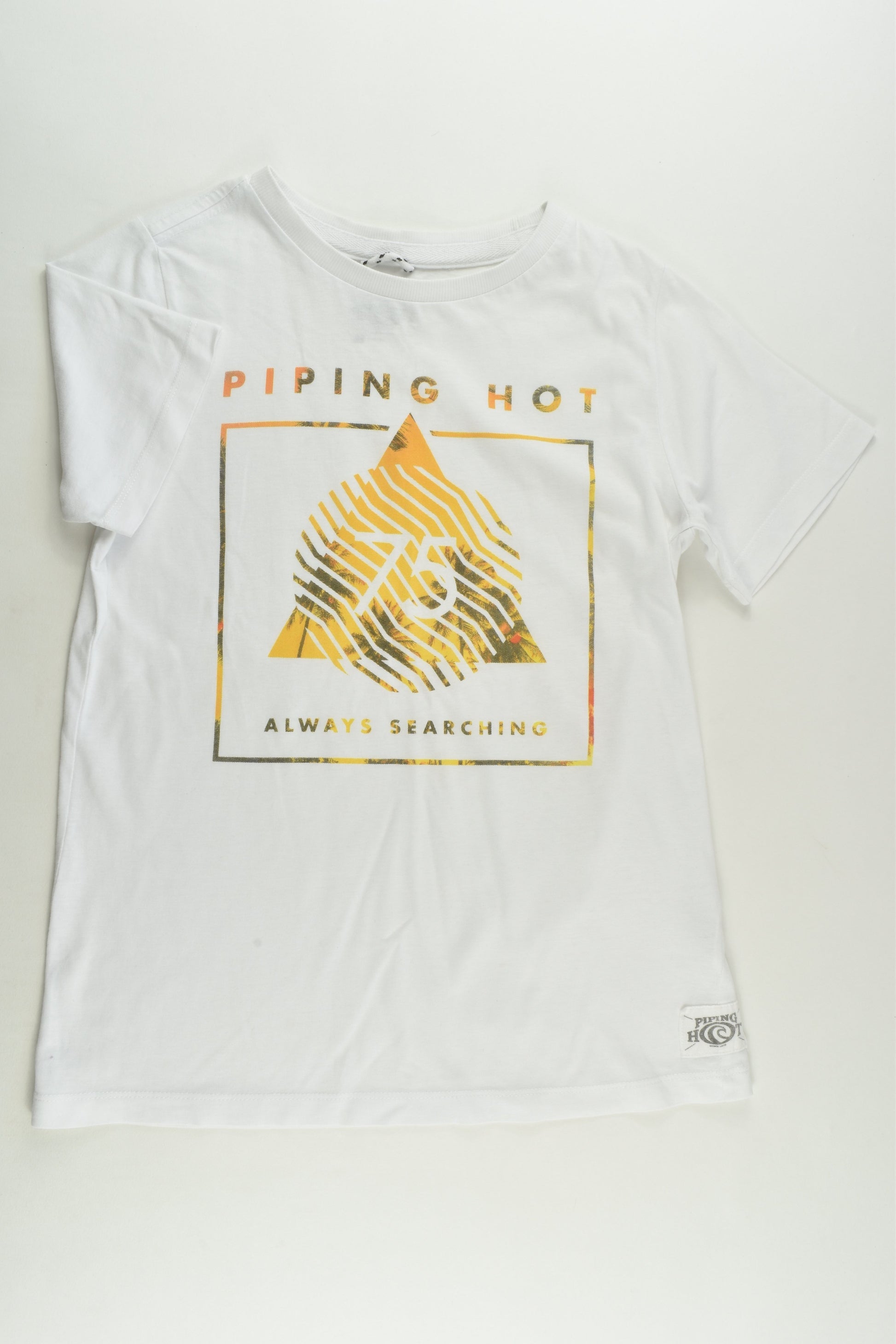 Piping Hot Size 8 'Always Searching' T-shirt