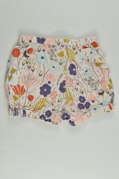 Pip'n'Pop Size 1 Handmade Floral Shorts