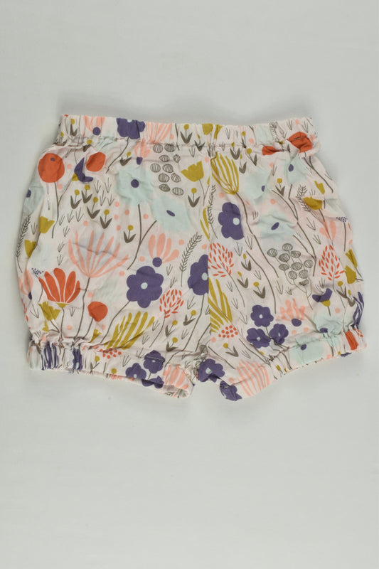 Pip'n'Pop Size 1 Handmade Floral Shorts