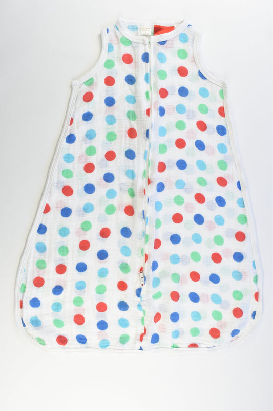 Plum Size 0 (6-12 months) Approx 0.2-0.5 Tog Muslin Sleeping Bag