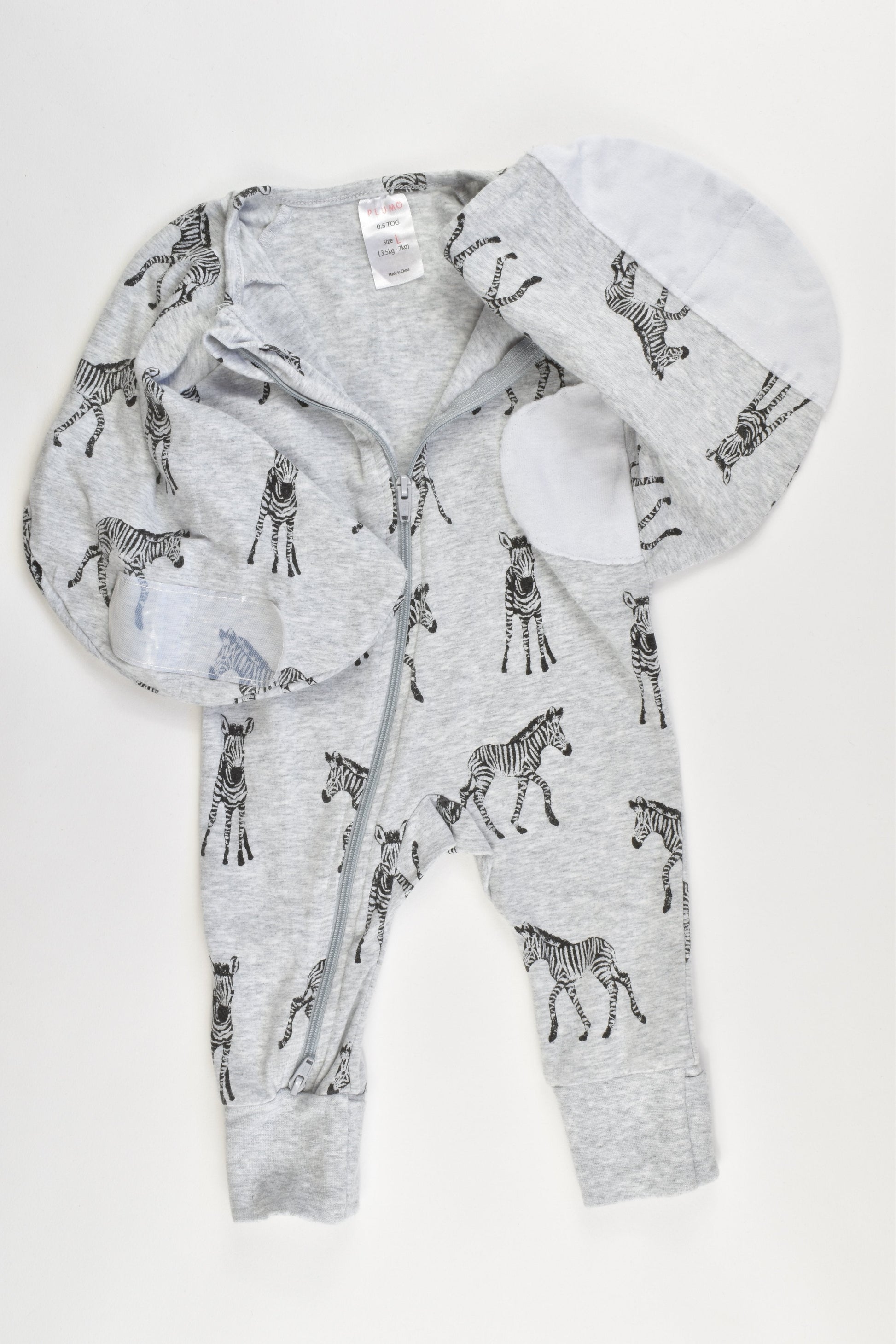Plum Size 3.5-7kg Swaddle Suit 0.5 tog