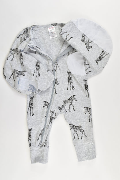 Plum Size 3.5-7kg Swaddle Suit 0.5 tog