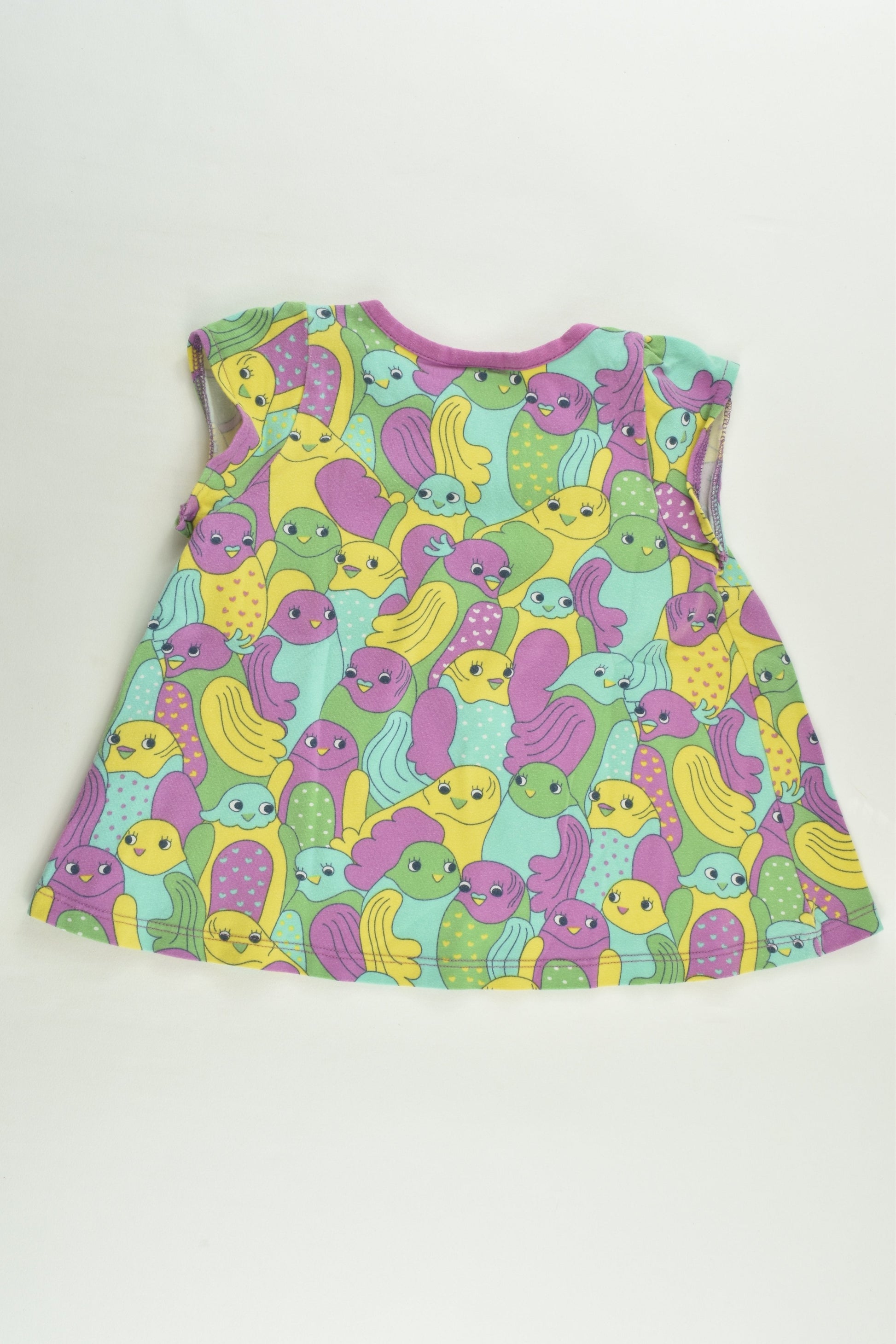 Polarn O. Pyret Size 0-1 (80 cm) Birds Tunic/Dress