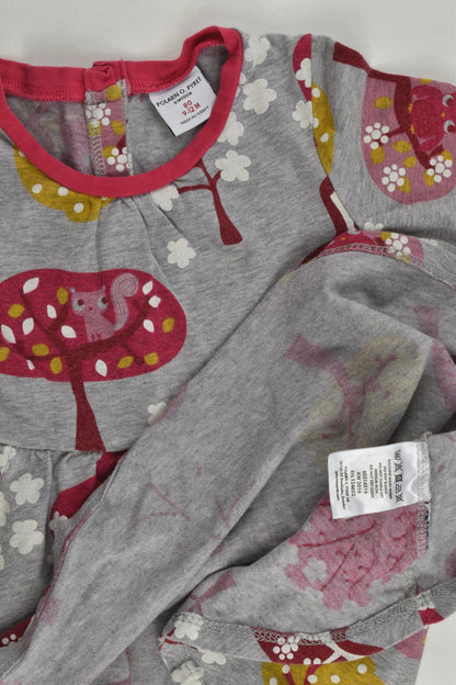 Polarn O. Pyret Size 0-1 (80 cm) Twirly Forest Animals Dress
