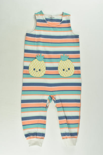 Polarn O. Pyret Size 0 (74 cm) Pineapple Pockets Overalls