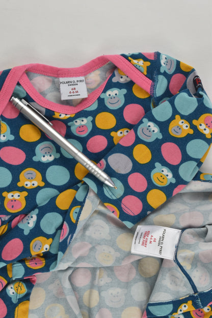 Polarn O. Pyret Size 00 (68 cm) Monkey Dress