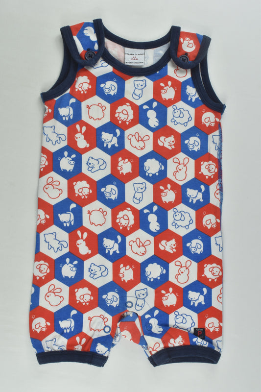 Polarn O. Pyret Size 000 (62 cm) Animals Short Romper