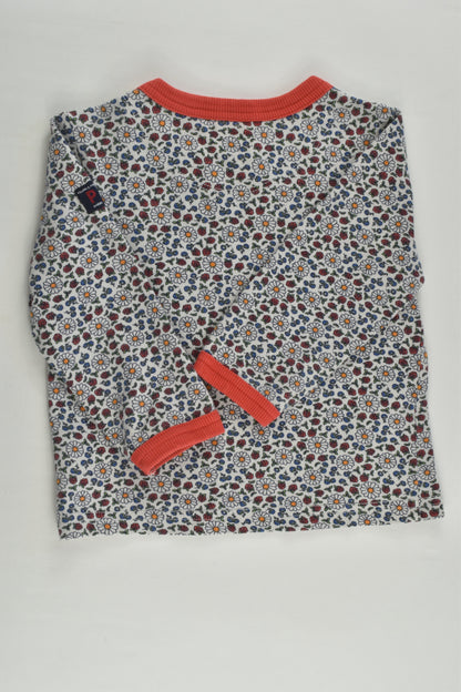 Polarn O. Pyret Size 1 (86 cm) Floral Top