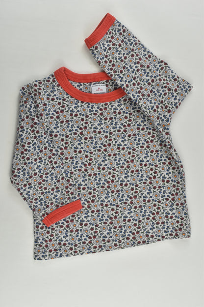 Polarn O. Pyret Size 1 (86 cm) Floral Top