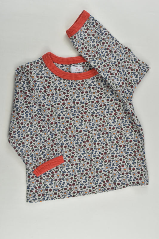 Polarn O. Pyret Size 1 (86 cm) Floral Top
