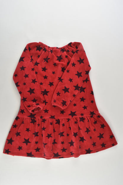 Polarn O. Pyret Size 1 (86 cm) Stars Velour Dress