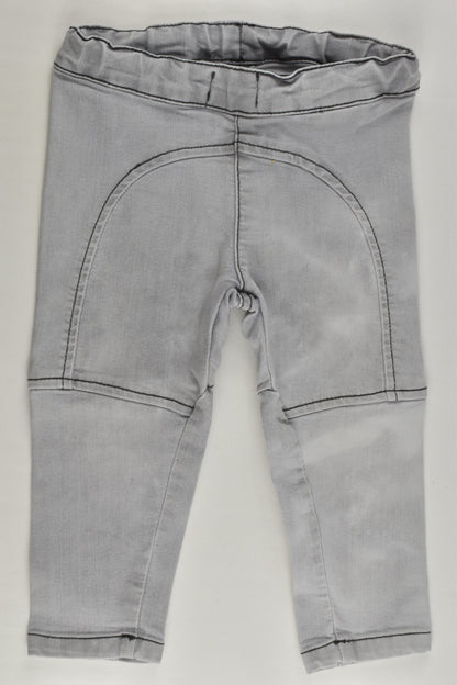 Polarn O. Pyret Size 1 (86 cm) Stretchy Lightweight Denim Pants