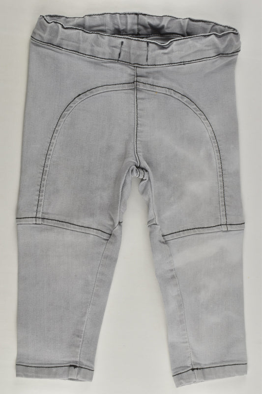 Polarn O. Pyret Size 1 (86 cm) Stretchy Lightweight Denim Pants