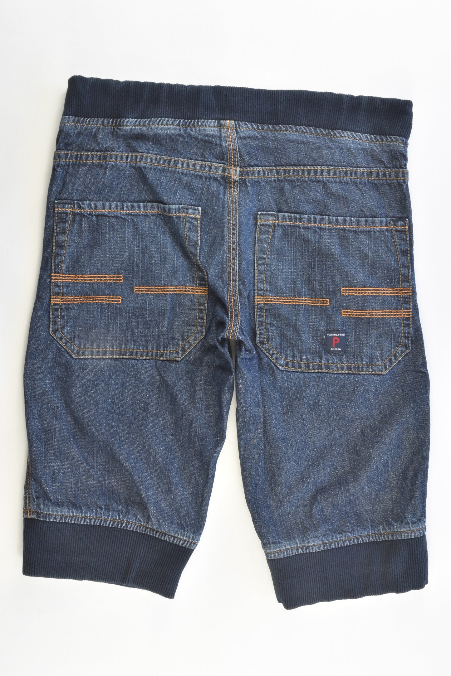 Polarn O. Pyret Size 116 cm (5-6) Soft and Light Denim Shorts