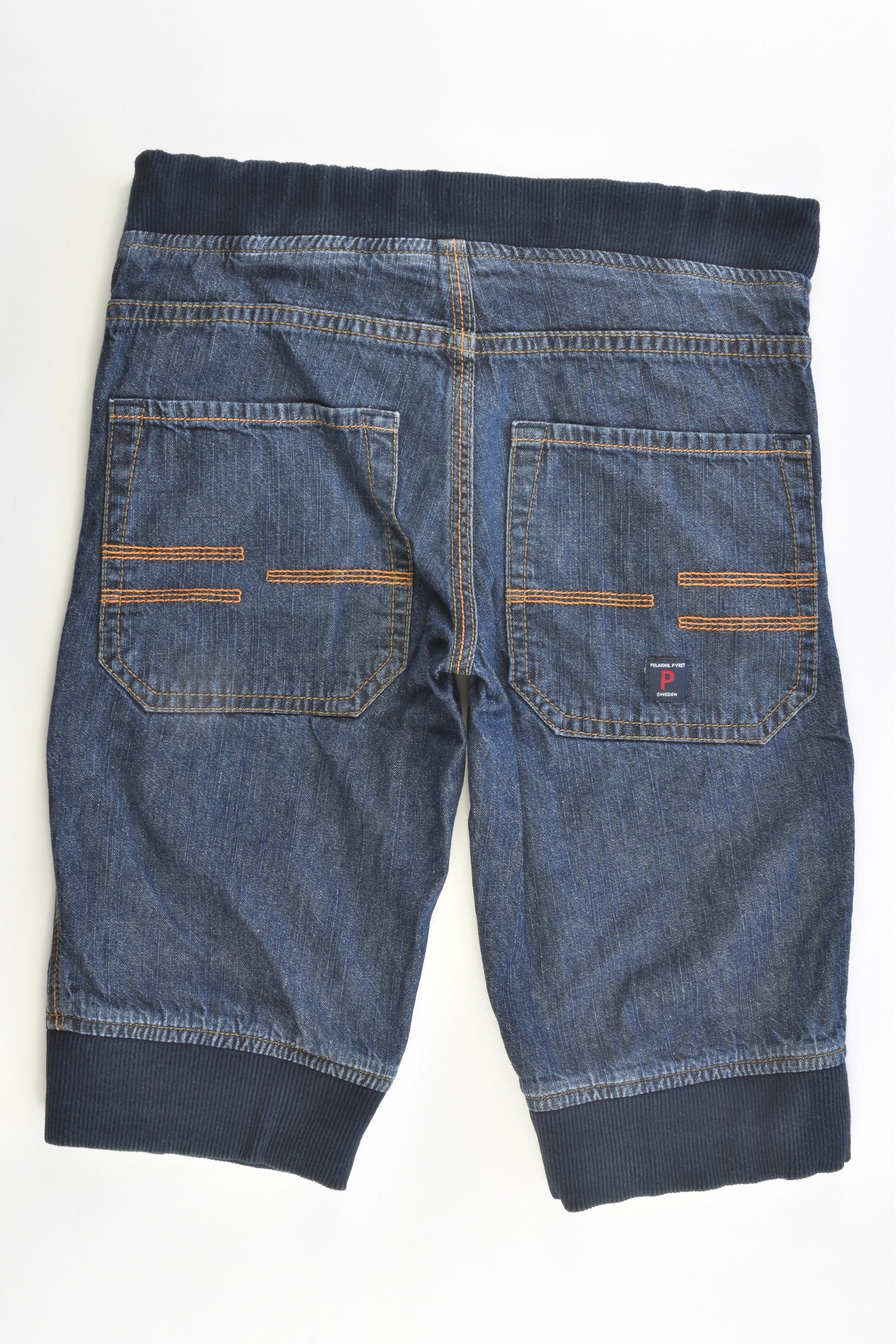 Polarn O. Pyret Size 116 cm (5-6) Soft and Light Denim Shorts