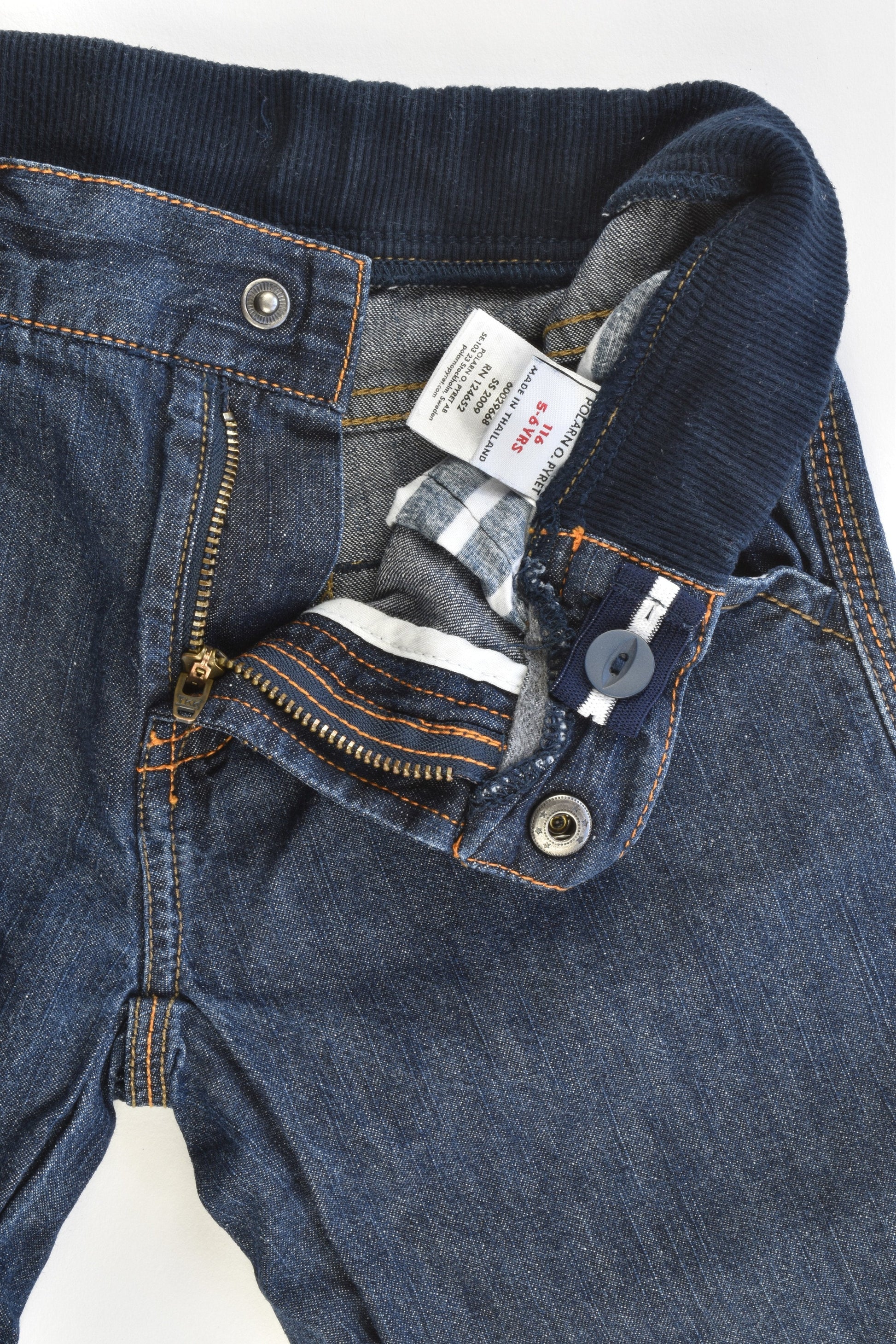 Polarn O. Pyret Size 116 cm (5-6) Soft and Light Denim Shorts