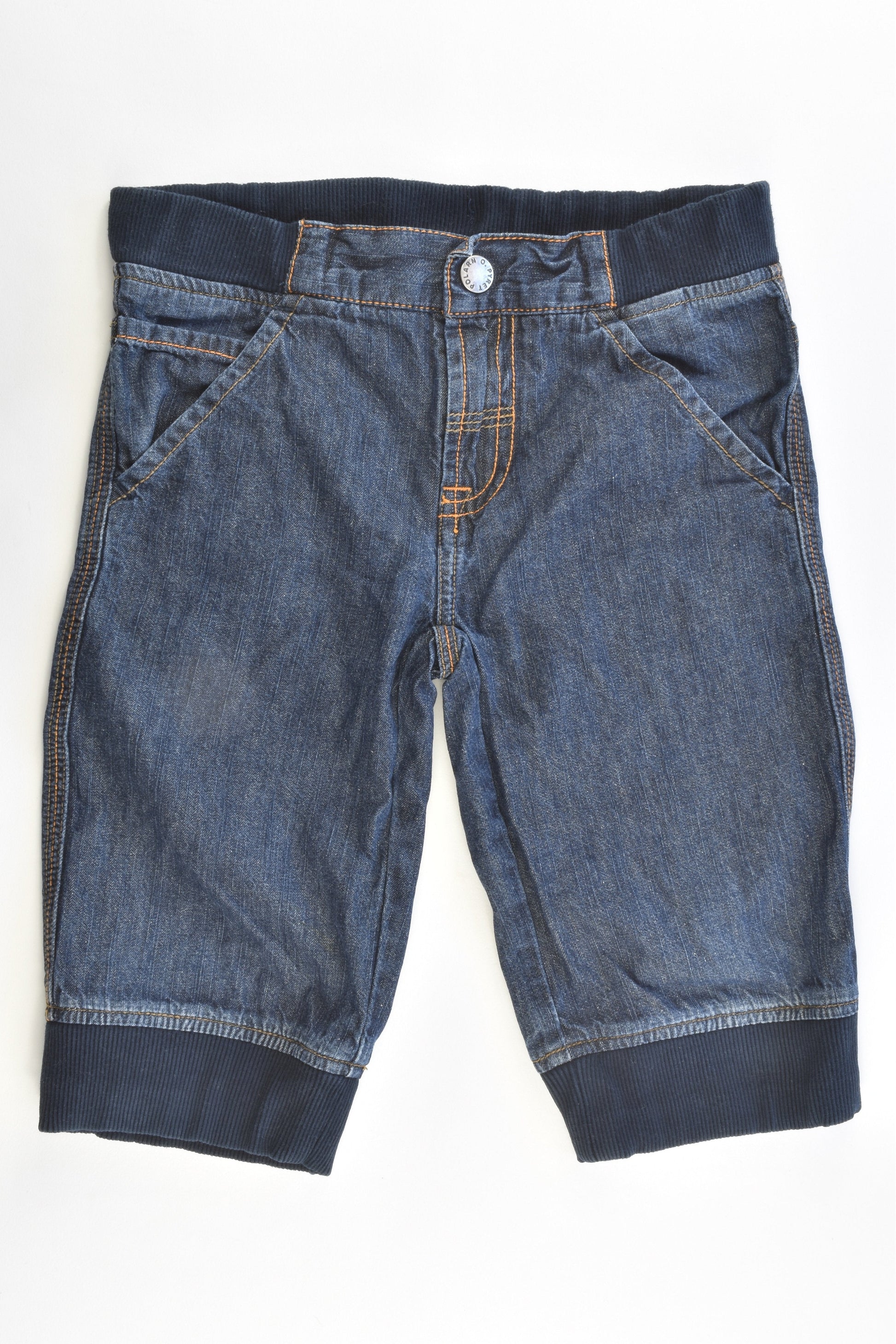 Polarn O. Pyret Size 116 cm (5-6) Soft and Light Denim Shorts