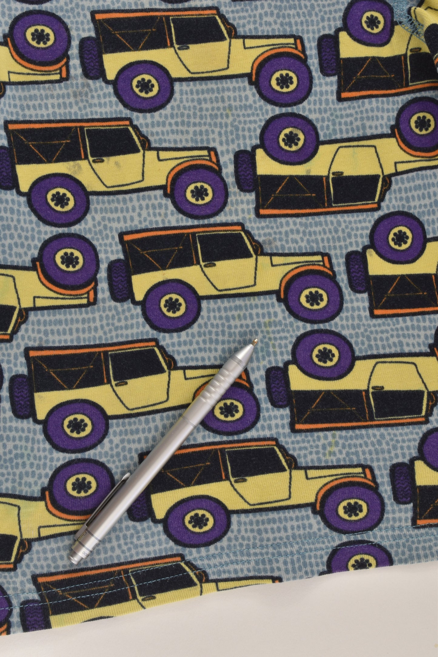 Polarn O. Pyret Size 3-4 (104 cm) Cars Retro Print Top