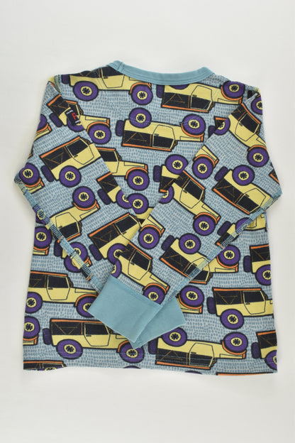Polarn O. Pyret Size 3-4 (104 cm) Cars Retro Print Top