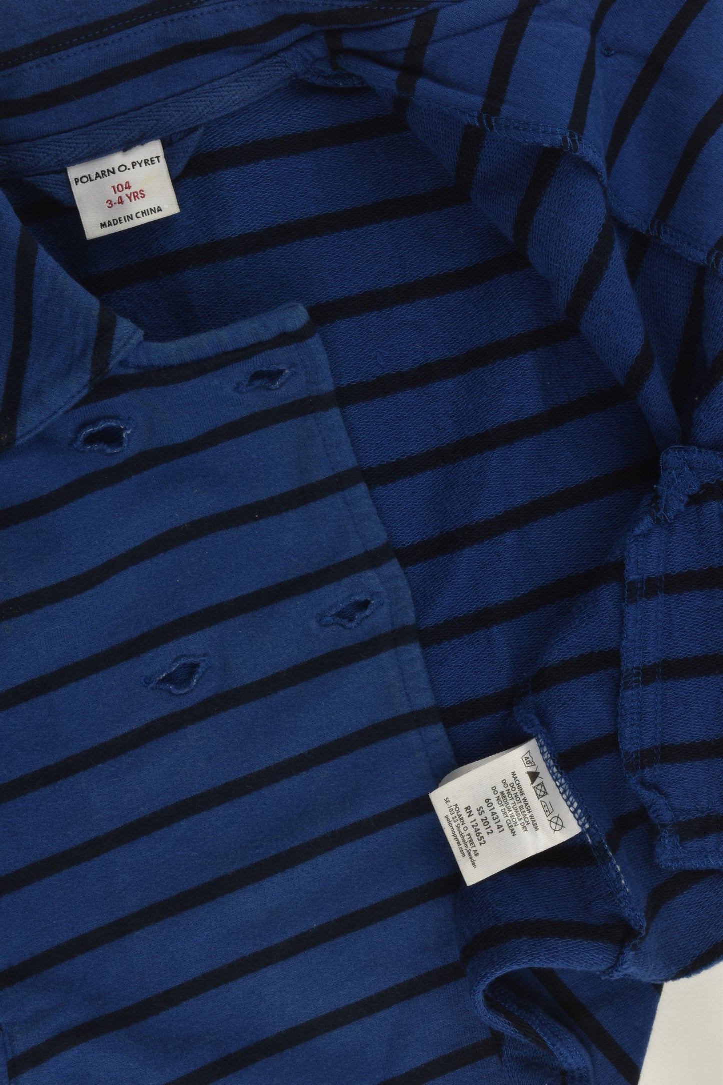 Polarn O. Pyret Size 3-4 (104 cm) Striped Jumper