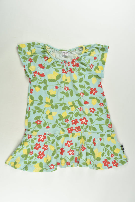 Polarn O. Pyret Size 4-6 (110/116 cm) Floral Dress