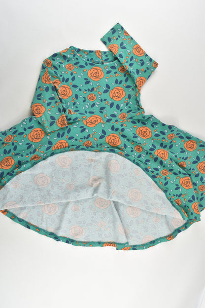 Polarn O. Pyret Size 5-6 (110/116 cm) Roses Twirly Dress