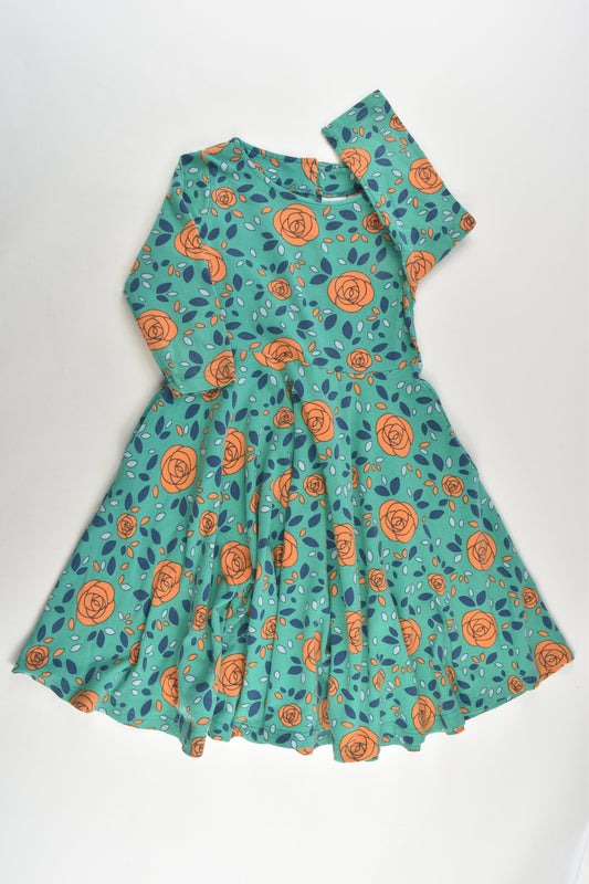 Polarn O. Pyret Size 5-6 (110/116 cm) Roses Twirly Dress