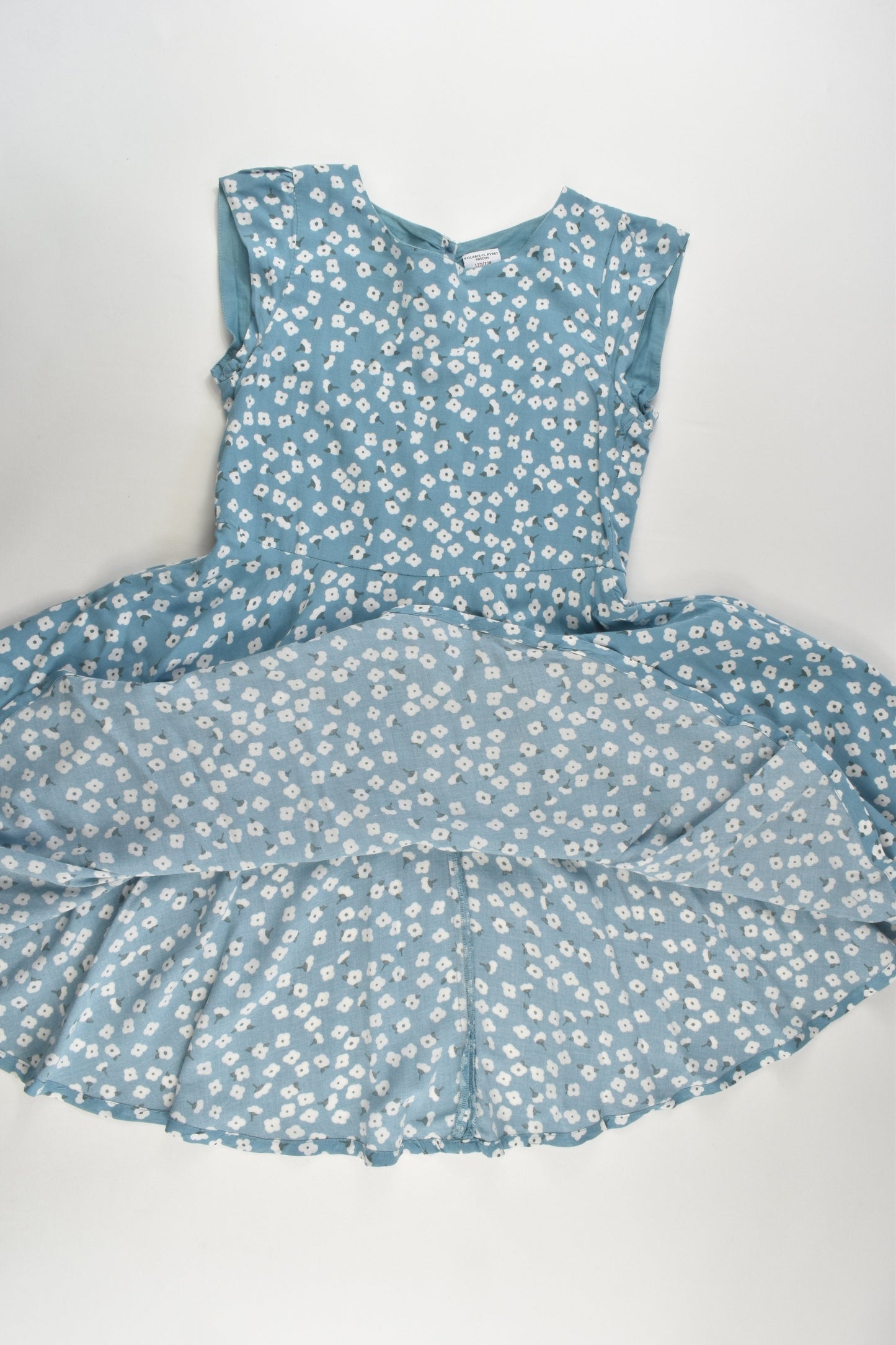 Polarn O. Pyret Size 6-8 (122/128 cm) Floral Dress