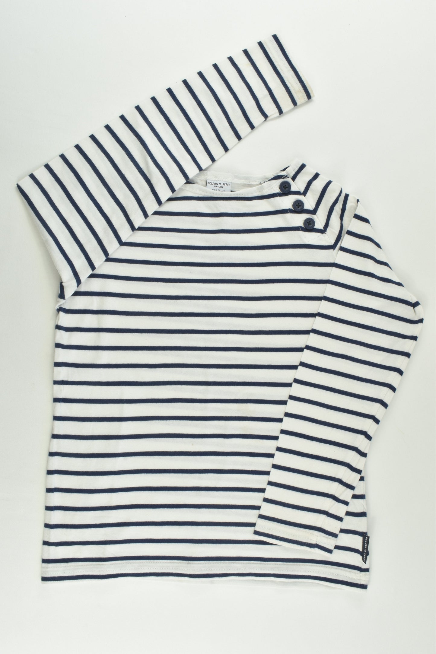 Polarn O. Pyret Size 6-8 (122/128 cm) Striped Top