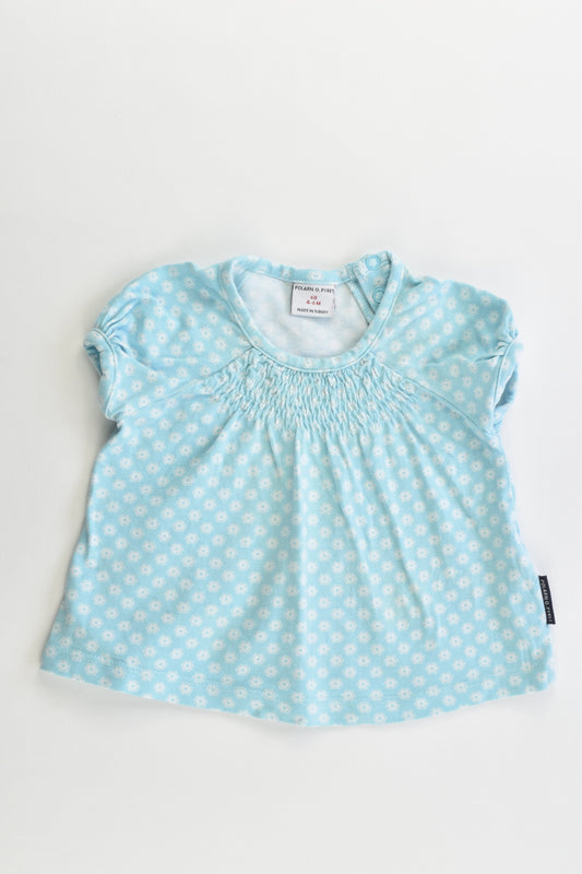 Polarn O. Pyret (Sweden) Size 00 (68 cm, 4-6 months) Blouse