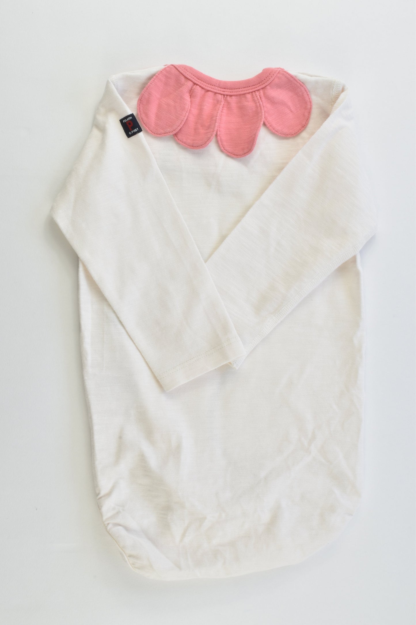 Polarn O. Pyret (Sweden) Size 00 (68 cm) 'Forever My Favorite Flower' Bodysuit
