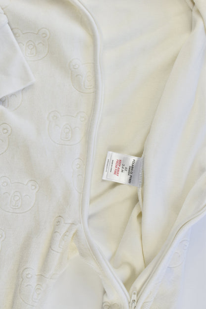 Polarn O. Pyret (Sweden) Size 000-00 (2-4 months, 62 cm) Teddies Hooded Onesie