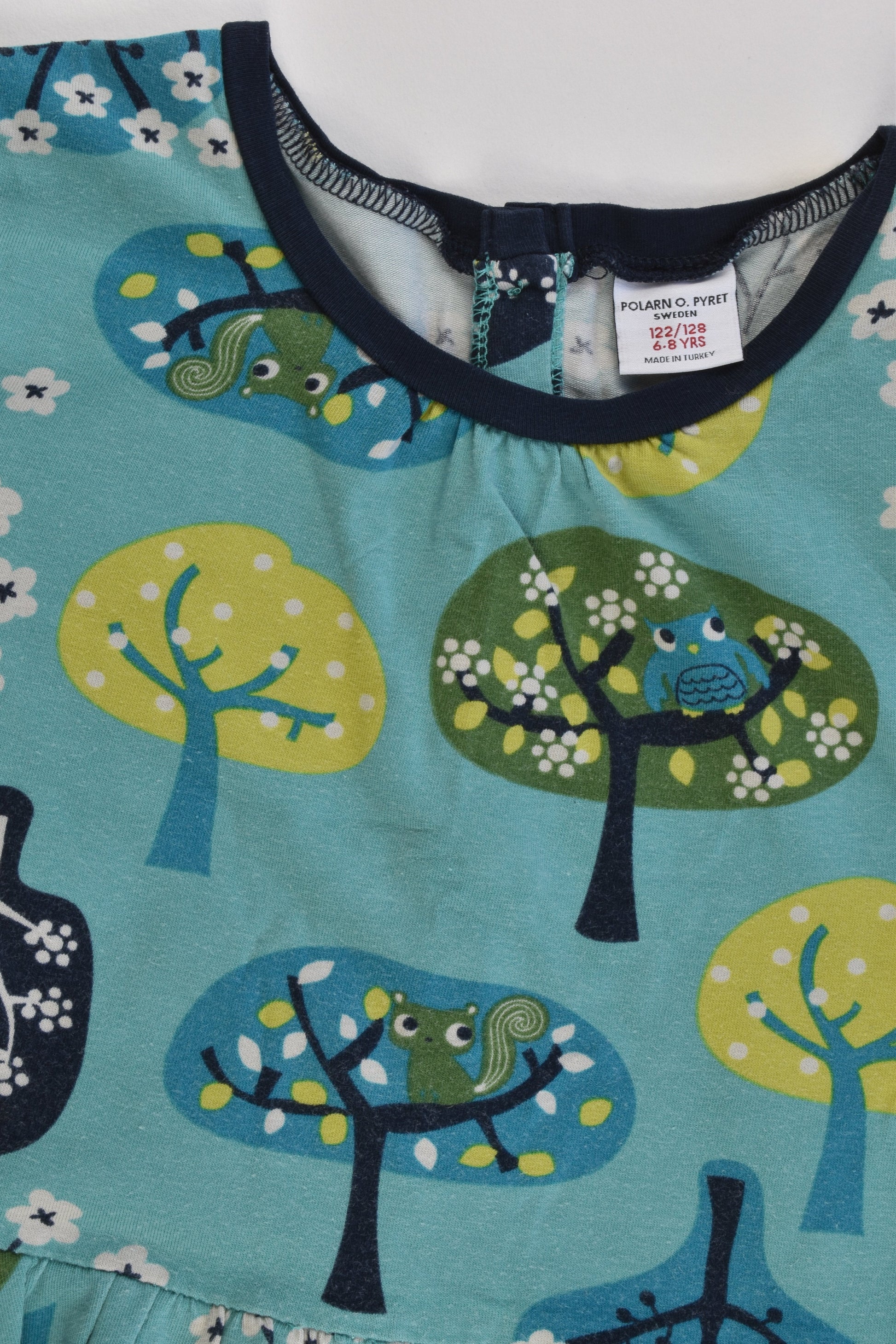 Polarn O. Pyret Sweden Size 122/128 cm (6-8) Forest Dress