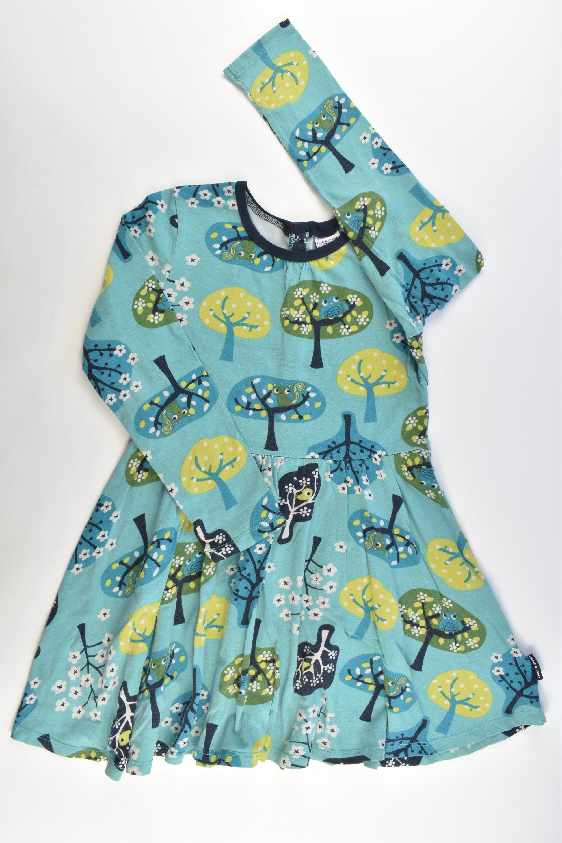 Polarn O. Pyret Sweden Size 122/128 cm (6-8) Forest Dress