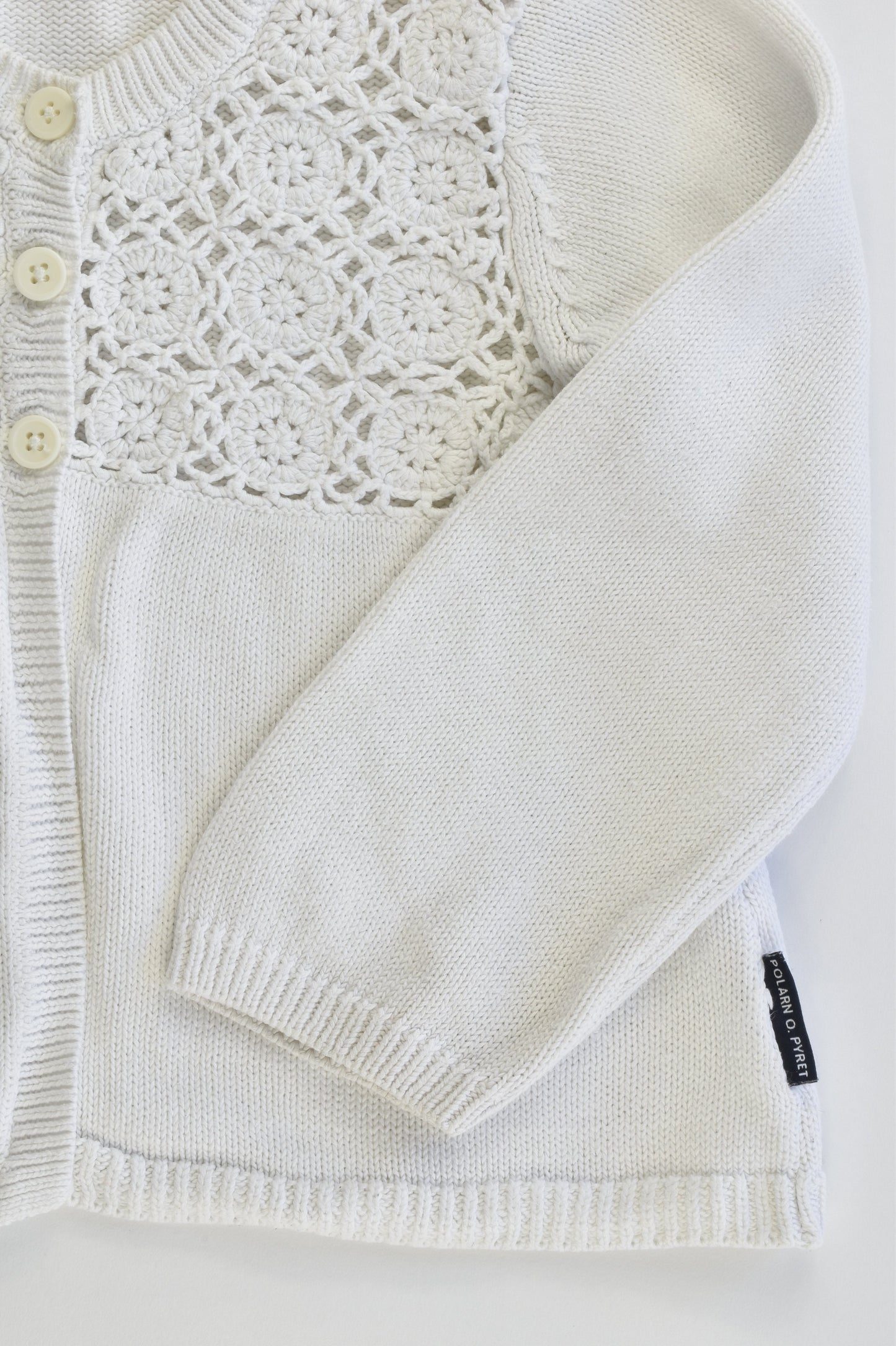 Polarn O. Pyret (Sweden) Size 3-4 (104 cm) Knitted Cardigan