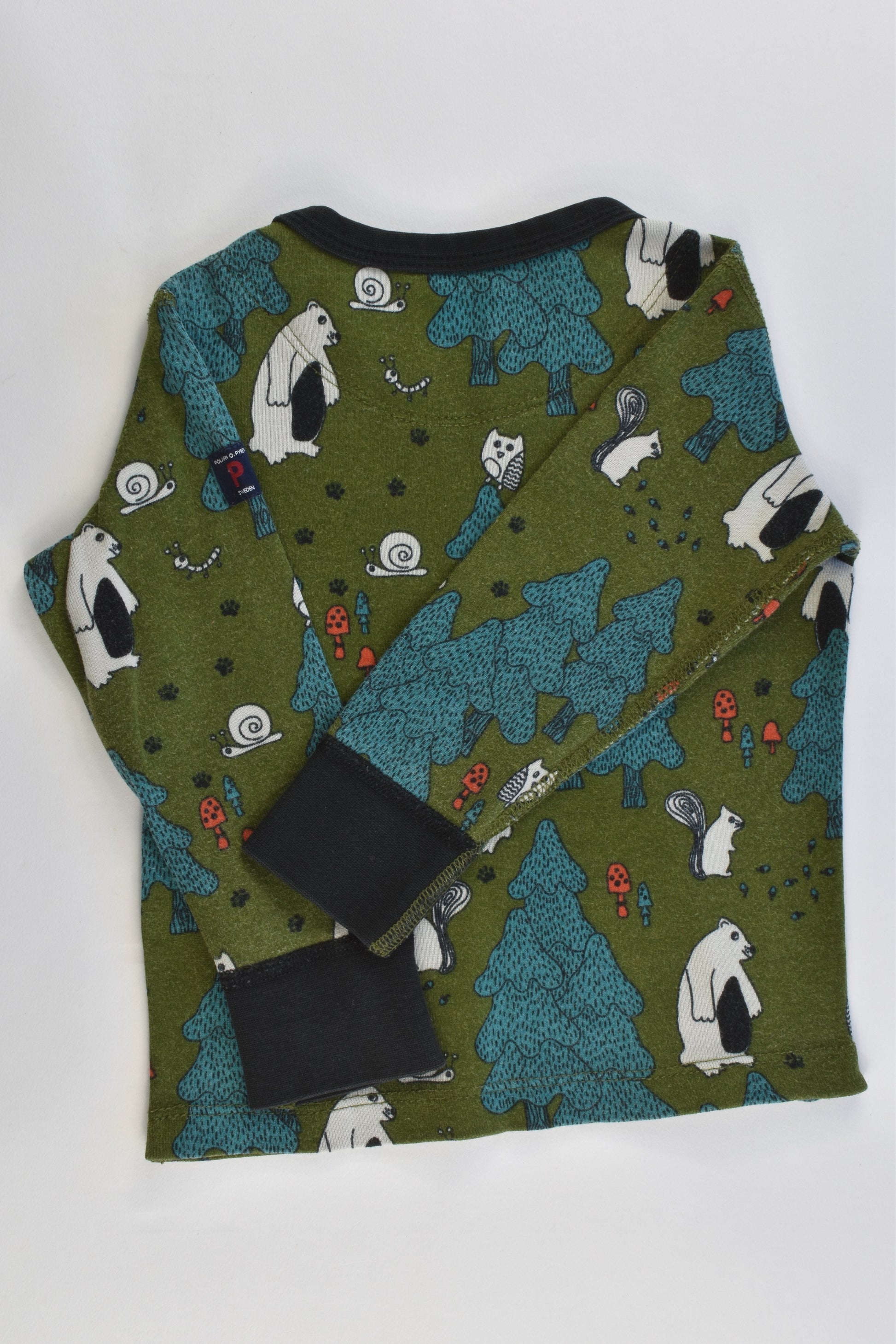 Polarn O. Pyret Sweden Size 86 cm (1-1.5 years) Forest Top