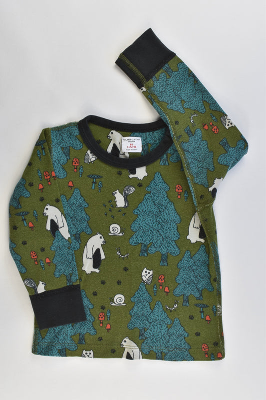 Polarn O. Pyret Sweden Size 86 cm (1-1.5 years) Forest Top