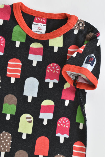 Polarn O. Pyret Sweden Size 86 cm (1-1.5 years) Ice Cream T-shirt