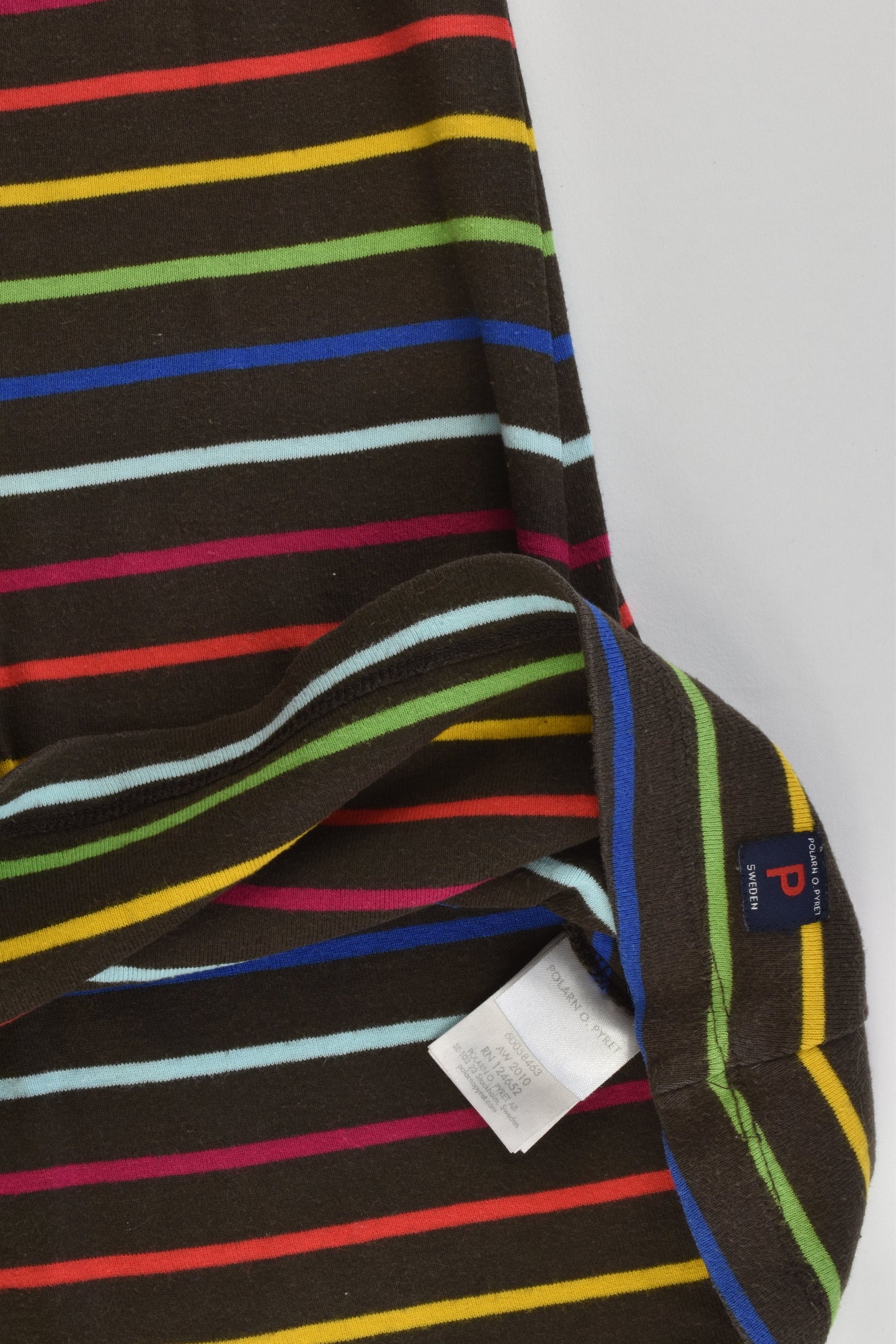 Polarn O. Pyret Sweden Size 92 cm (1.5-2 years) Generous sizing Striped Dress