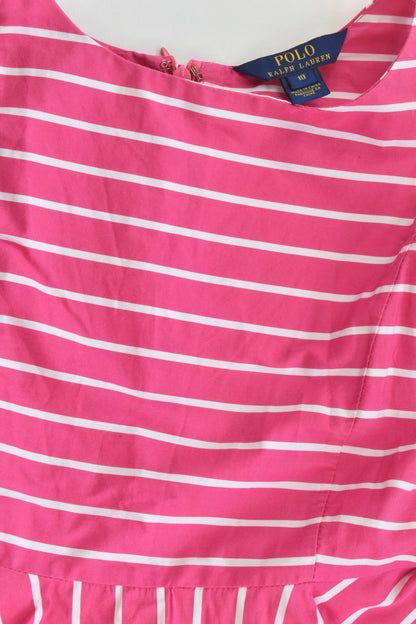 Polo Ralph Lauren Size 10 Lined Striped Dress