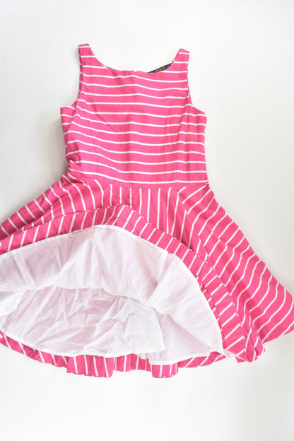 Polo Ralph Lauren Size 10 Lined Striped Dress