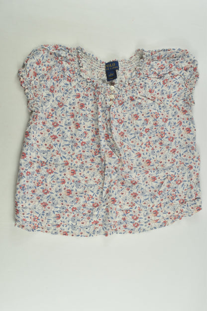 Polo Ralph Lauren Size 5 Floral Blouse