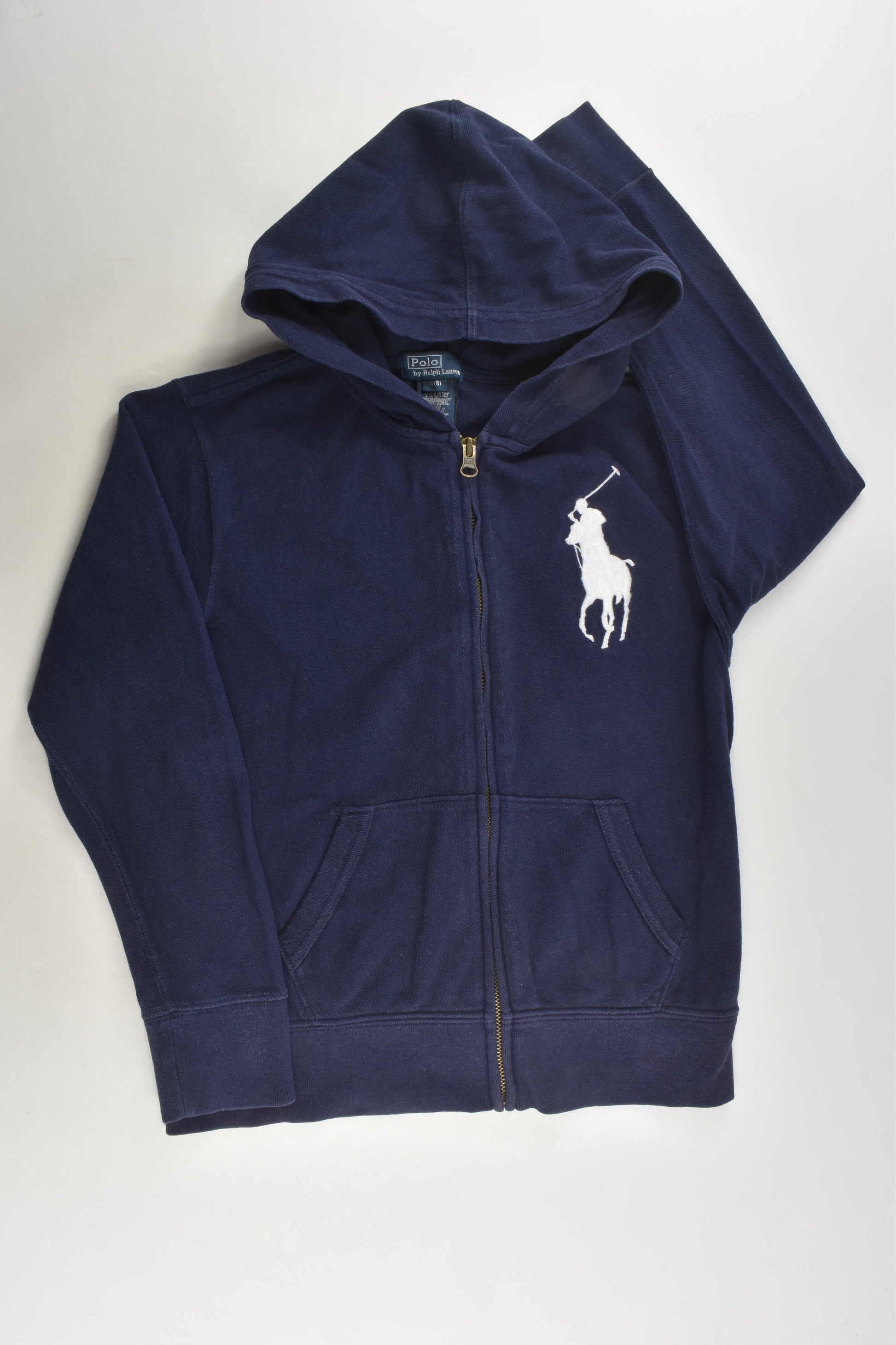 Polo by Ralph Lauren Size 8 Hooded Zip Jumper