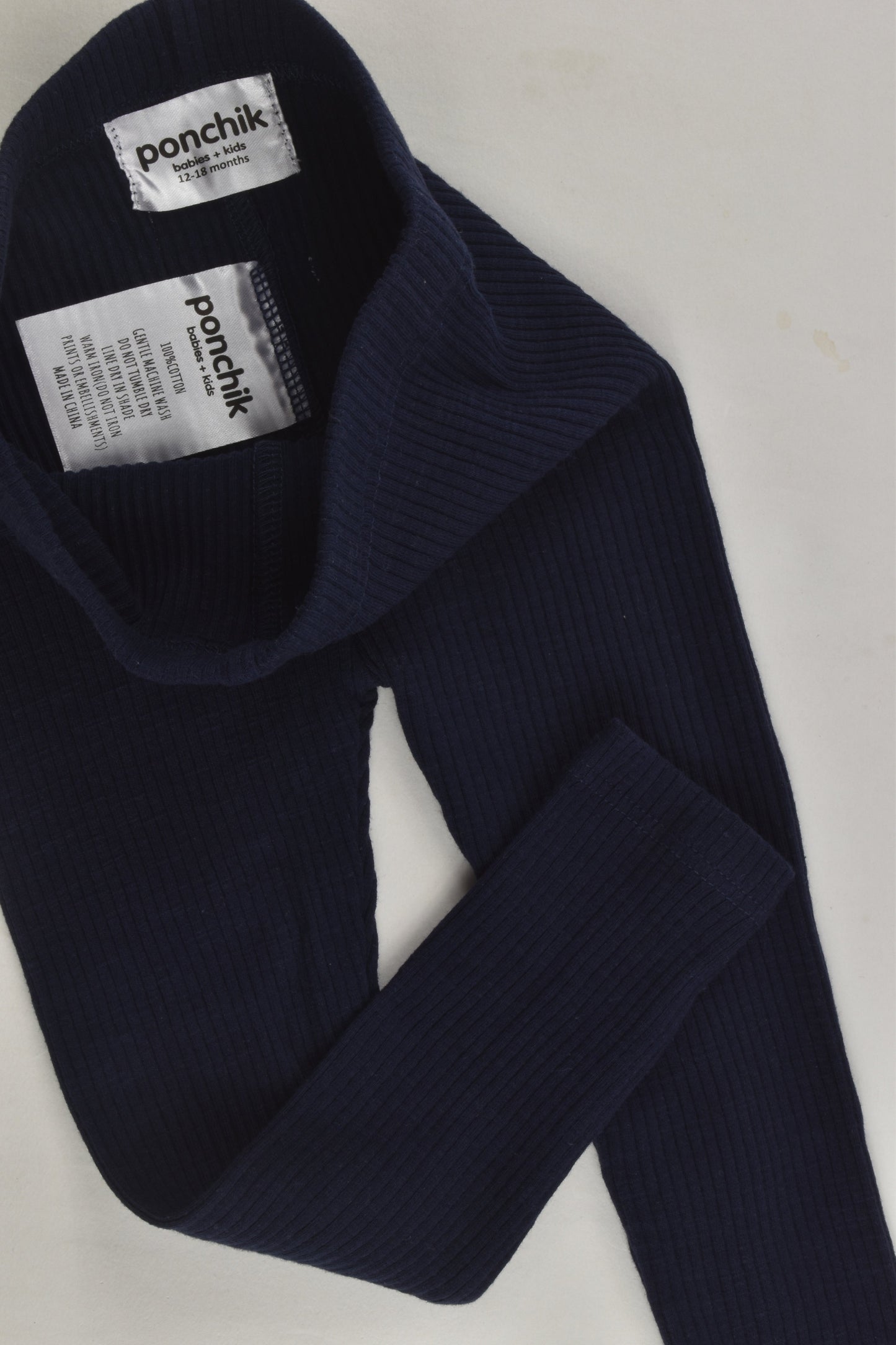 Ponchik Size 1 Ribbed Leggings