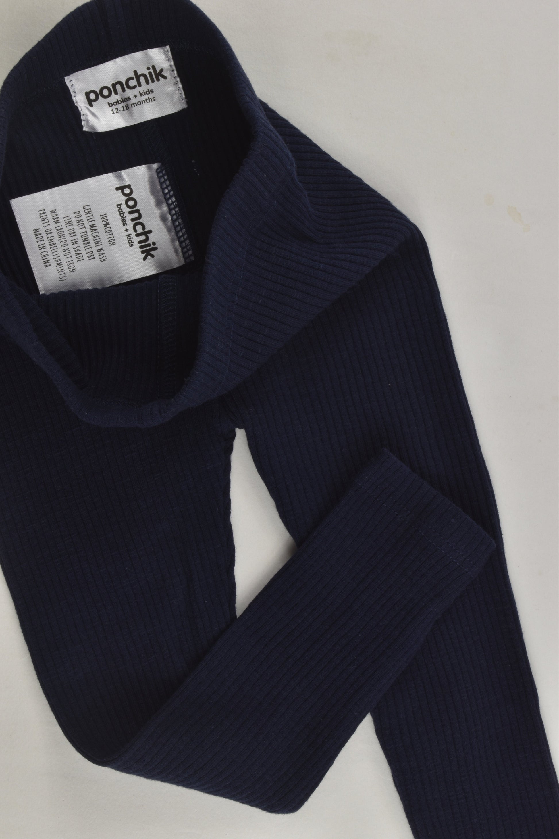 Ponchik Size 1 Ribbed Leggings