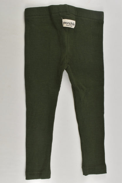 Ponchik Size 1 Ribbed Leggings