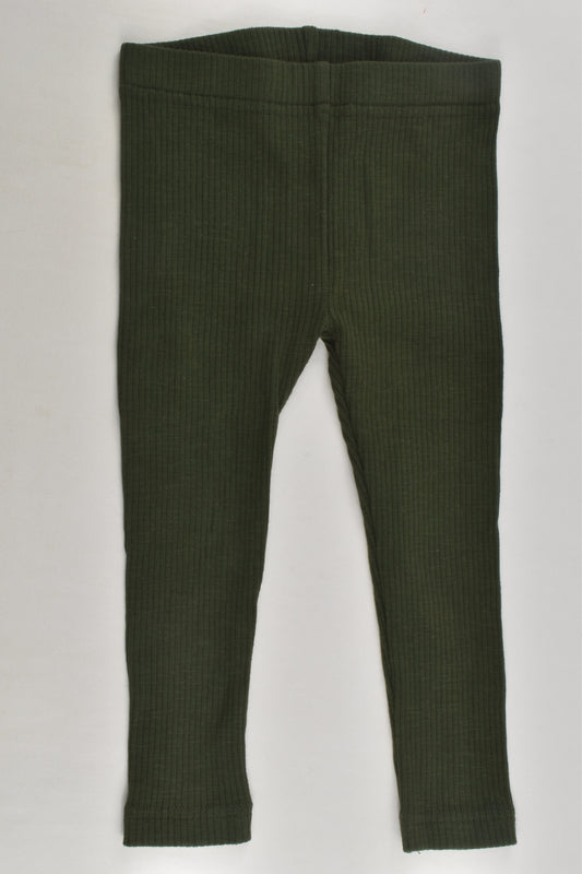 Ponchik Size 1 Ribbed Leggings