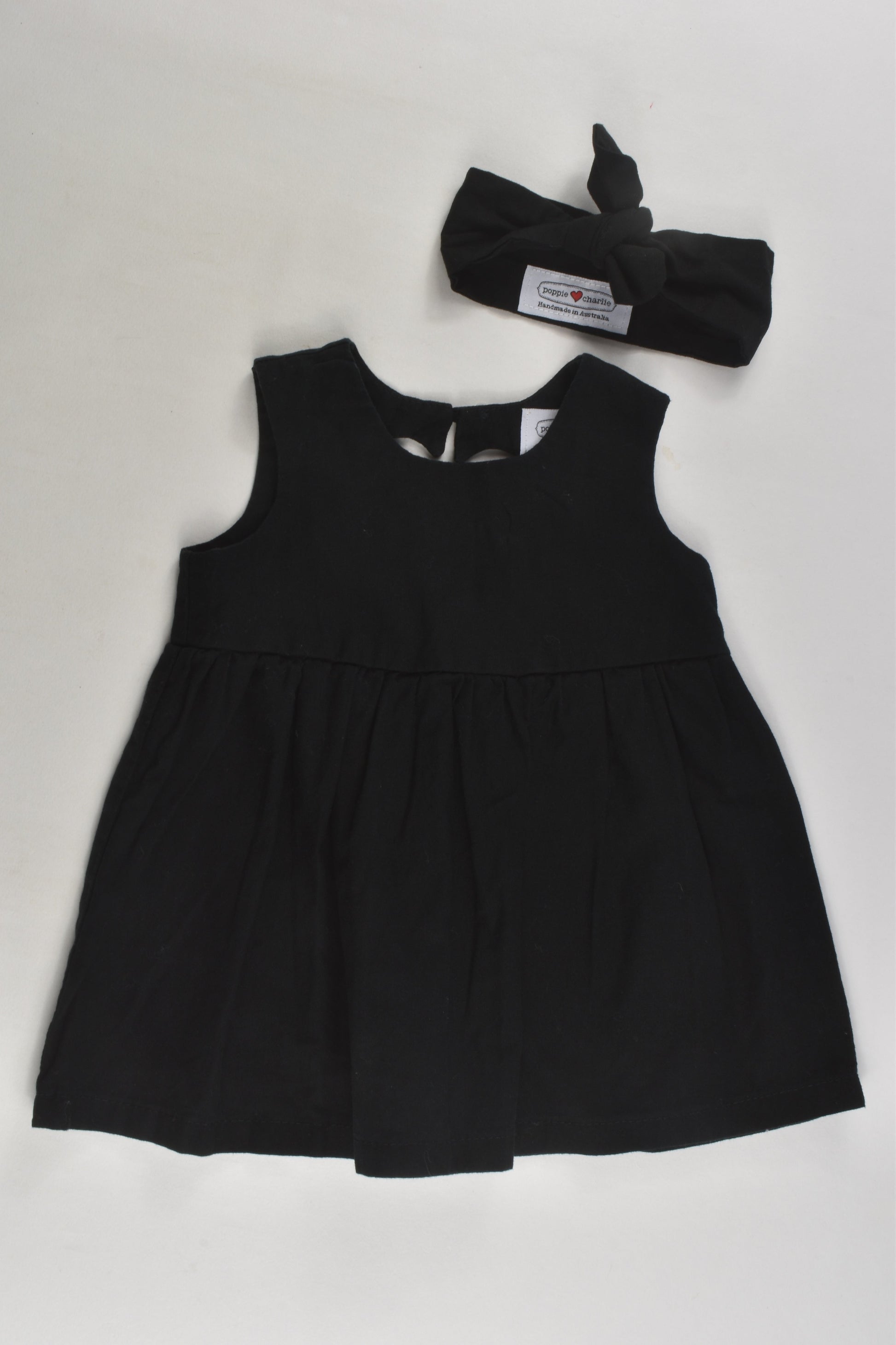 Poppie Loves Charlie Size 000-00 Dress and Headband