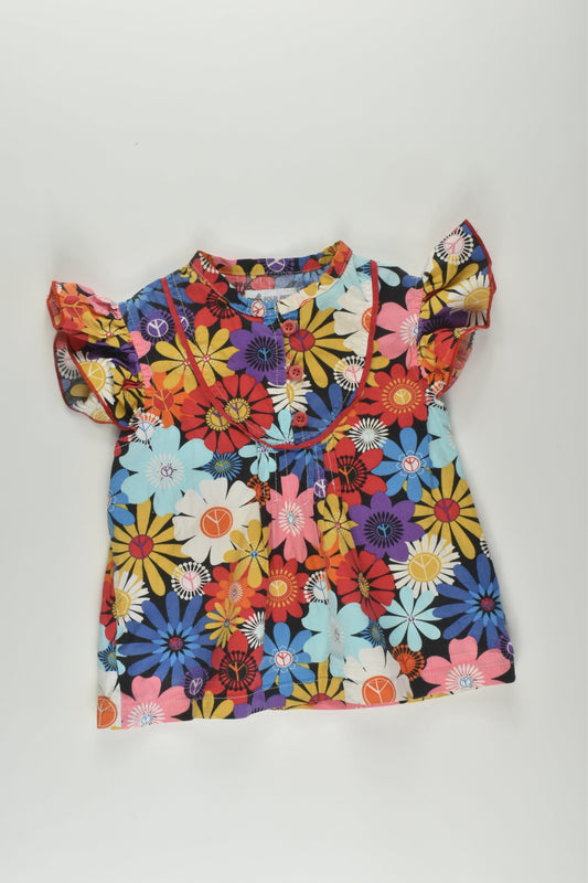 Pour Bebe Size 3 Floral Blouse