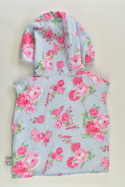 Pour Bebe by Couture Kidz Size 1 Floral Zip Vest
